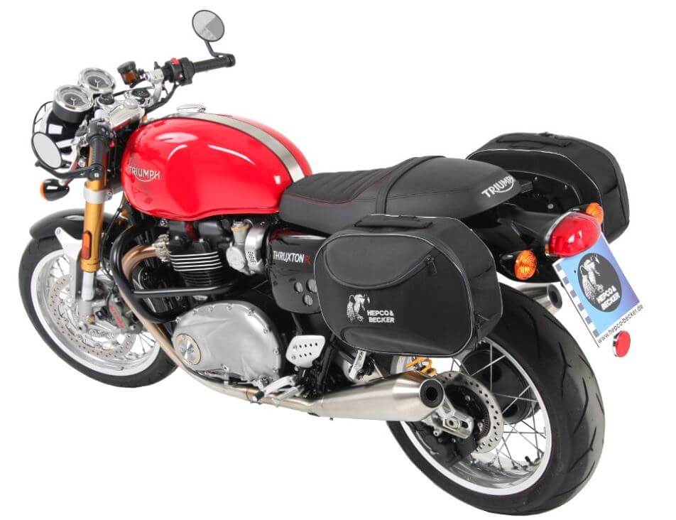 Hepco & Becker C-Bow Carrier for '16-'17 Triumph Thruxton/R - Chrome