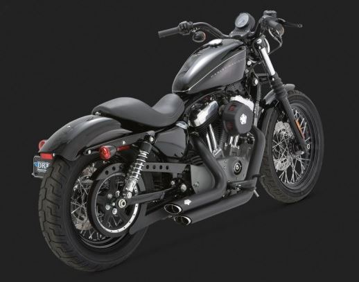Vance & Hines Shortshots Staggered Full Exhaust System for 2004-2013 Harley-Davidson Sportster - motostarz.com