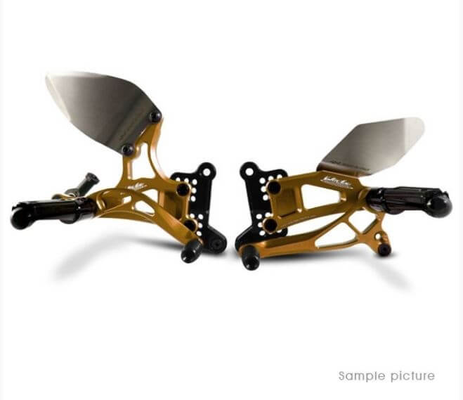 Valter Moto Adjustable Rearsets Type 2.5 '14-'18 Yamaha MT-07 / FZ-07 / XSR700
