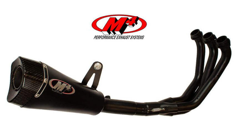 M4 RM1 All Black Full Exhaust System for '16-'19 Yamaha XSR900, '14-'19 Yamaha MT-09/FZ-09