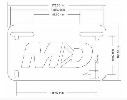 Motodynamic Fender Eliminator '17-'22 Kawasaki Z650/Ninja 650