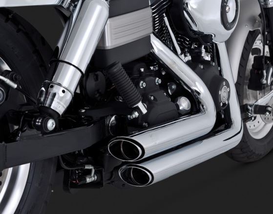 Vance & Hines Shortshots Staggered Full Exhaust System '06-'11 Harley-Davidson Dyna [17217 / 47217]