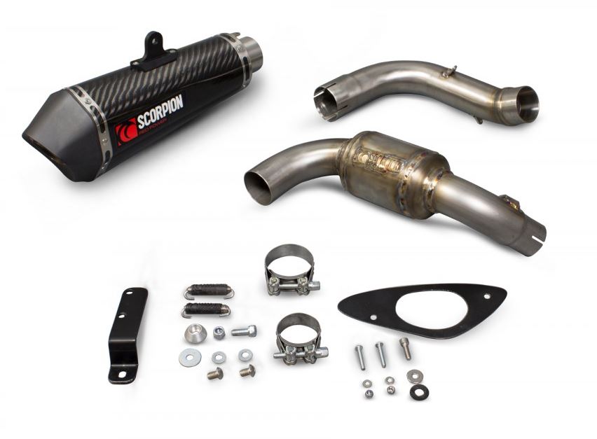Scorpion Serket Taper 3/4 Slip-On Exhaust System '14-'16 KTM RC 390