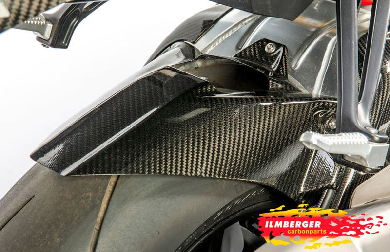 ILMBERGER Rear Hugger w/Chain Guard w.ABS for '10-'17 BMW S1000RR/HP4, '14-'17 S1000R