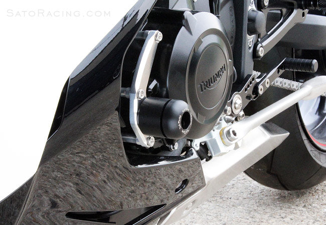 Sato Racing Left Side Engine Slider For 2013-2017 Triumph Daytona 675 / R