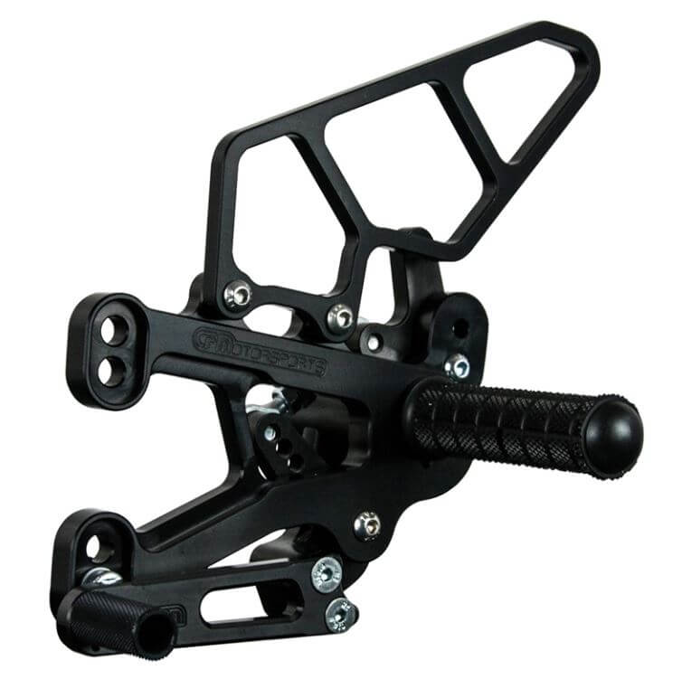 Woodcraft Rearset Kit GP Shift With Pedals for '10-'14 BMW S1000RR, '14-'16 S1000R