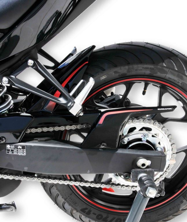 Ermax Rear Tire Hugger w.Chain Guard for 2016-2017 Yamaha YZF R3