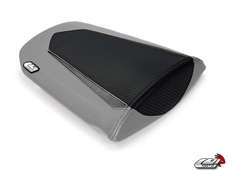 LuiMoto Tribal Blade Seat Cover 07-12 Honda CBR600RR - Cf Black/Sp Silver - Motostarz USA