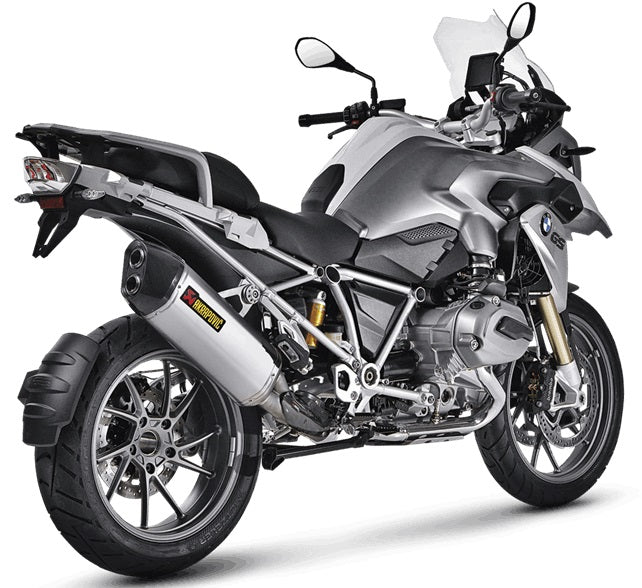 Akrapovic Slip-On Line (Titanium) Exhaust System for 2013-2015 BMW R1200GS [S-B12SO10-HAAT]