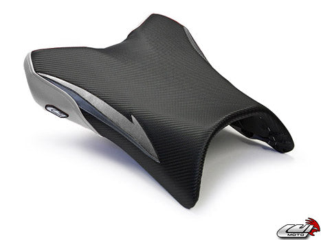 LuiMoto Raven Edition Seat Covers 2006-2013 Yamaha FZ1 - Cf Black/Gunmetal