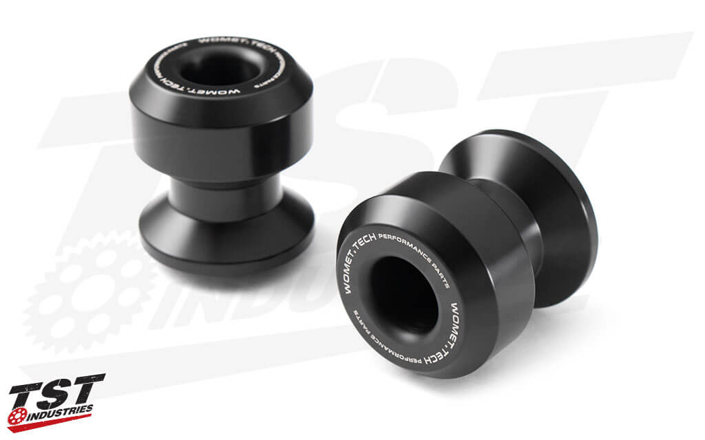 Womet-Tech Swingarm Spools Sliders for BMW '09-'19 S1000RR, '14-'19 S1000R