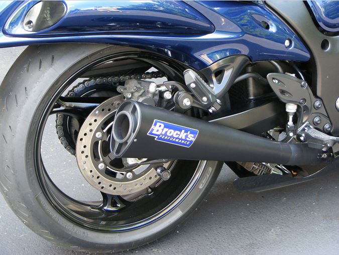 Brocks Performance 20" Alien Head 2 Ultra-Light Stainless Steel Full Exhaust System '08-'14 Suzuki GSX1300R Hayabusa - motostarz.com