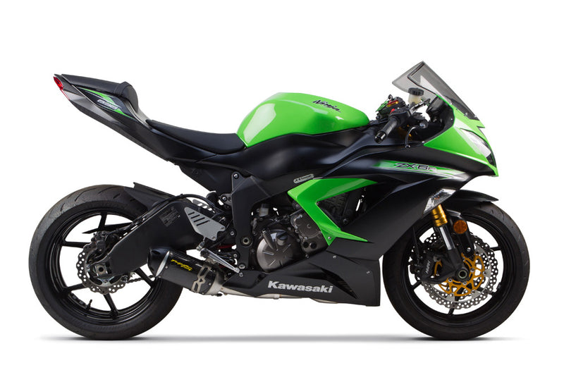 Two Brothers Racing S1R Carbon Full Exhaust '09-'23 Kawasaki ZX-6R/6RR