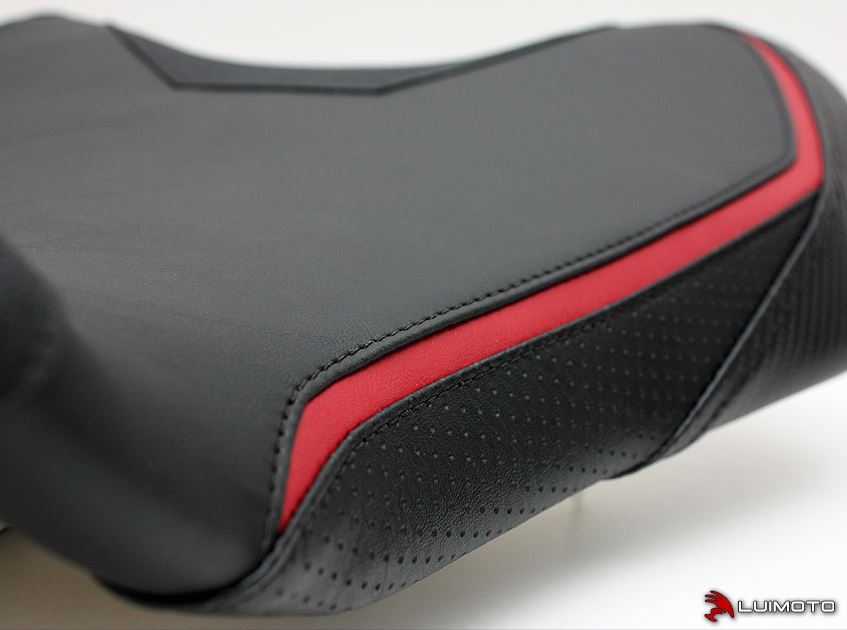 LuiMoto Team Yamaha Rider Seat Covers for 2014-2017 Yamaha FZ07 / MT07