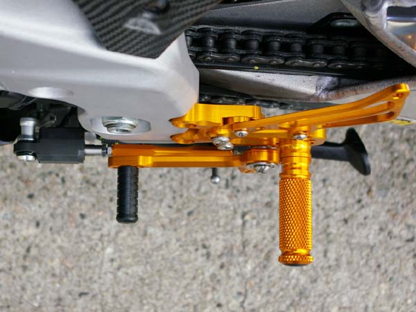 Sato Racing Adjustable Rearsets '11-'13 Aprilia RSV4 APRC