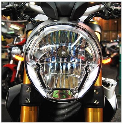 New Rage Cycles Front Turn Signals 2014-2016 Ducati Monster 821/1200