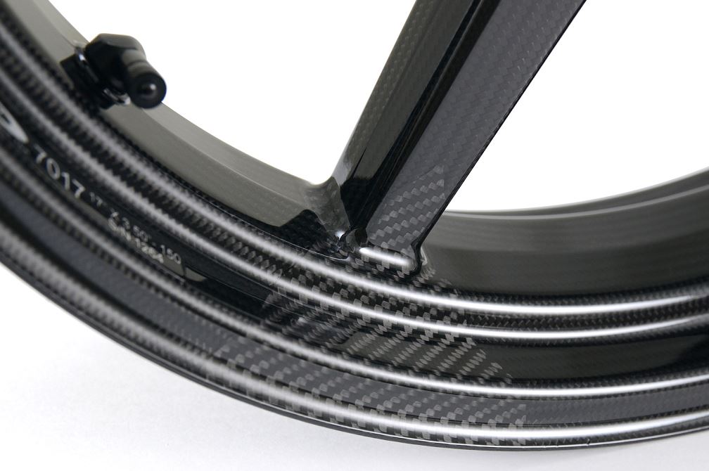 BST 3.5" x "17 Carbon Fiber Front Wheel for 2015+ Kawasaki H2