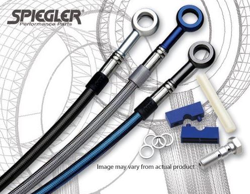 Spiegler Premium Braided Front & Rear Brake Lines Kit '15-'19 Yamaha R1/M ABS