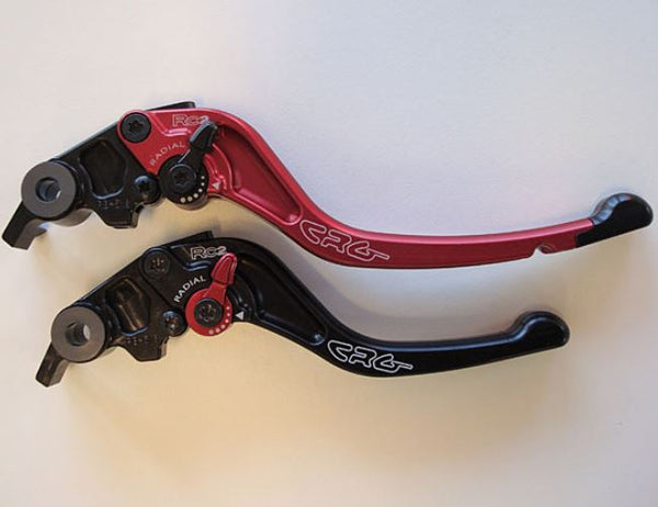 Short Brake & Clutch Levers For Suzuki GSX-R – Blue CNC Aluminum (Pair)