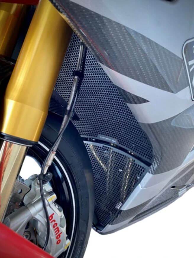 Evotech Performance Radiator Guard & Exhaust Header Protection '20+ Triumph Daytona Moto2 765