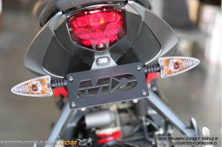 Motodynamic Fender Eliminator '13-'16 Triumph Street Triple 675 R/S