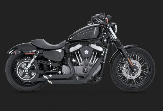 Vance & Hines Shortshots Staggered Full Exhaust System for 2004-2013 Harley-Davidson Sportster - motostarz.com