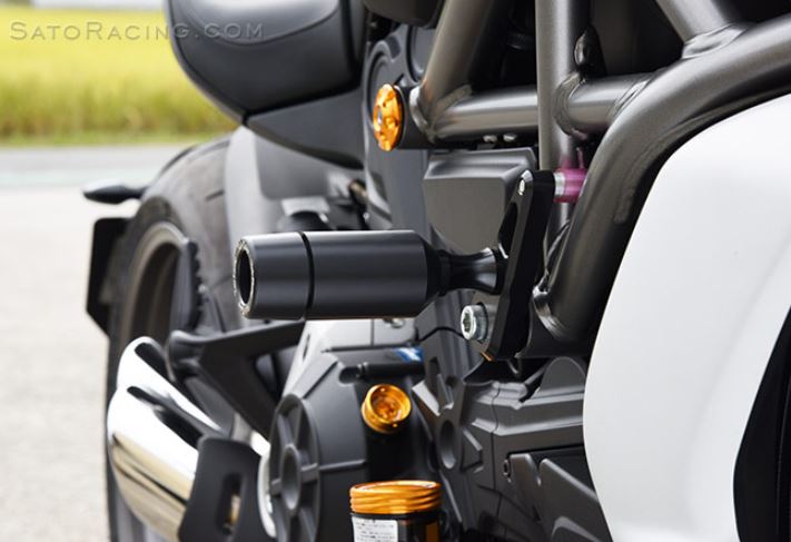Sato Racing Frame Sliders Ducati 2016+ XDiavel / 2020+ Diavel 1260