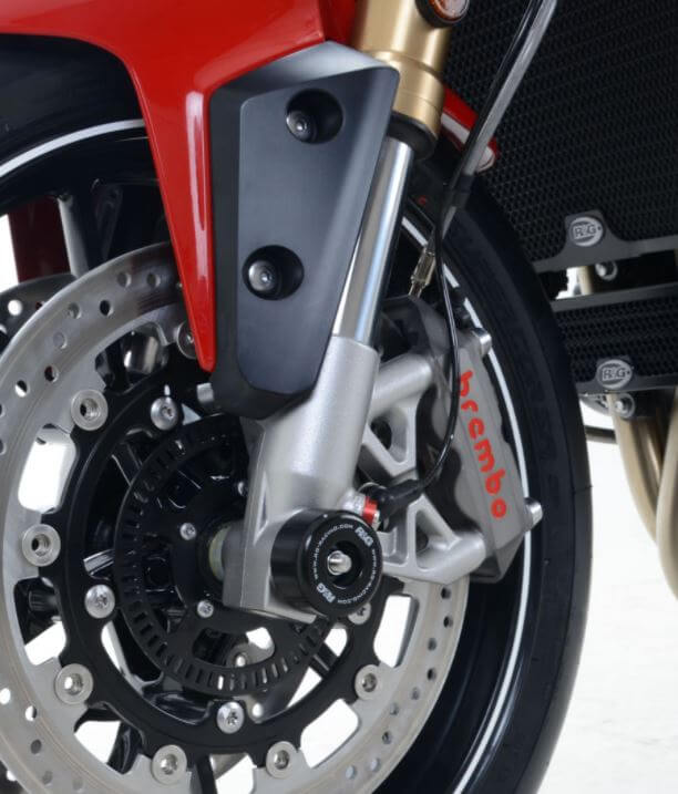 R&G Racing Front Axle Sliders '11- Triumph Speed Triple/R/S/RS