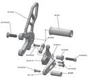 Woodcraft Complete Rearsets GP Shift for '11-'16 Aprilia RSV4 APRC/Tuono