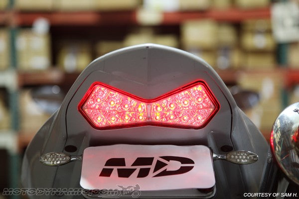 Motodynamic Sequential LED Tail Light for 2003-2006 Kawasaki Z1000, 2003-2004 ZX-6R / ZX6RR