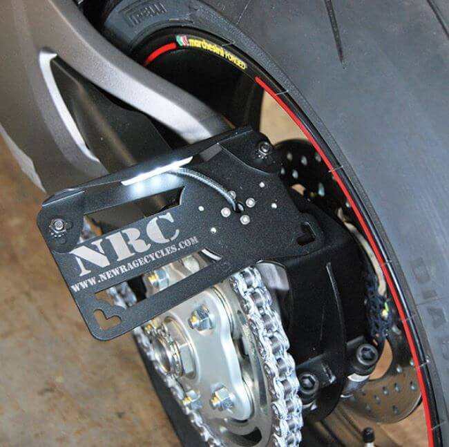 New Rage Cycles Side Mount License Plate for Ducati Hypermotard 950