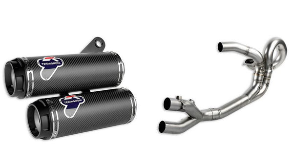 Termignoni Carbon Full Exhaust '14-'16 Ducati Monster 1200 | No Up Map Key