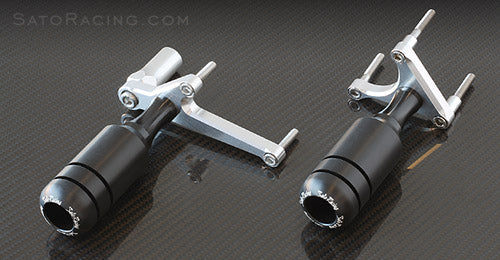 Sato Racing Frame Sliders for 2012-2013 KTM 690 Duke
