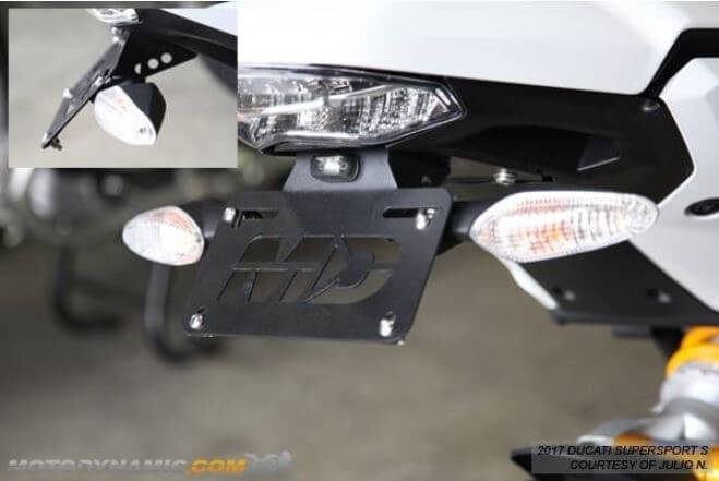 Motodynamic Fender Eliminator '17-'22 Ducati SuperSport, '17-'21 Monster 1200, '18-'21 Monster 821