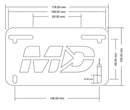 Motodynamic Fender Eliminator Kit '18-'22 Ducati Panigale V2/V4 / '22 Streetfighter V2