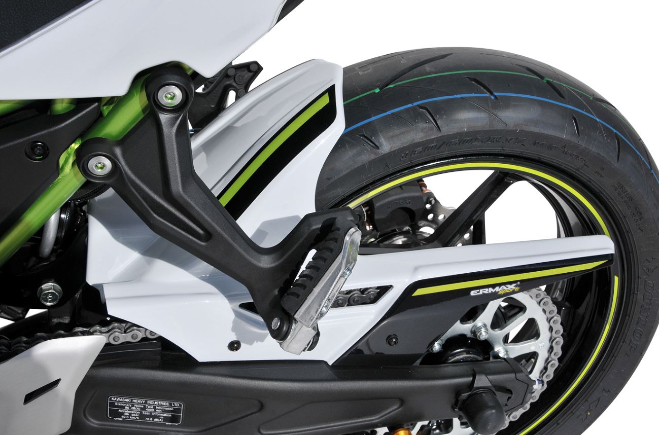 Ermax Rear Tire Hugger w.Chain Guard 2020+ Kawasaki Z650