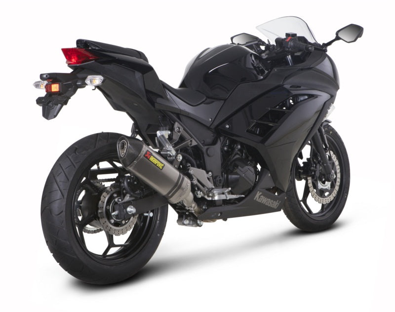 Akrapovic Slip-On Line (Carbon) Exhaust System for 2013-2017 Kawasaki Ninja 250/300, Z300