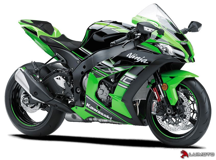 LuiMoto Team Kawasaki Rider Seat Covers for 2016+ Kawasaki ZX10R