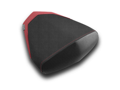 LuiMoto Anniversary Edition Seat Cover 06-07 Yamaha YZF-R6 - Cf Black/Deep Red