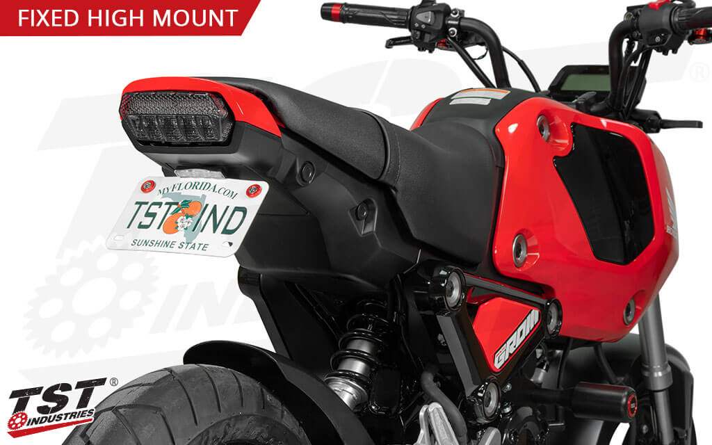 TST Industries Elite-1 Adjustable Fender Eliminator '22 Honda Grom - Fixed high