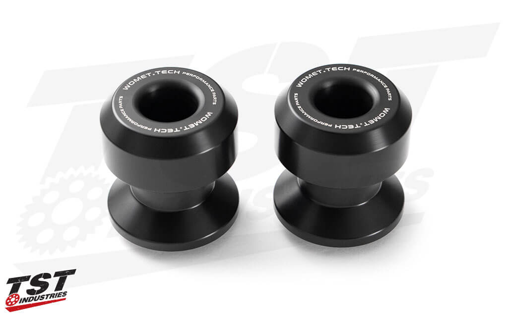 Womet-Tech Swingarm Spools Sliders for BMW '09-'19 S1000RR, '14-'19 S1000R