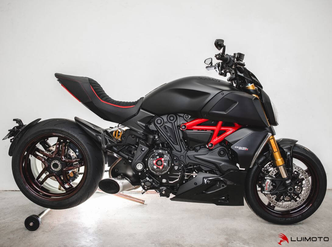 LuiMoto Classic Sport Seat Cover '19-'21 DUCATI DIAVEL 1260| Rider Low Seat