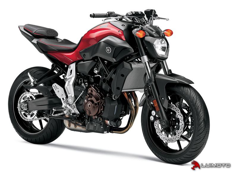 LuiMoto Team Yamaha Rider Seat Covers for 2014-2017 Yamaha FZ07 / MT07
