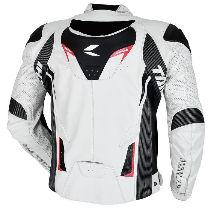 RS TAICHI GMX RSJ832 Arrow Leather Jacket (White/Black