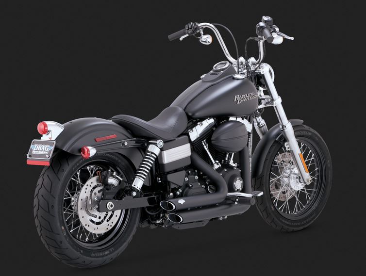Vance & Hines Shortshots Staggered Full Exhaust System '12-'15 Harley-Davidson Dyna