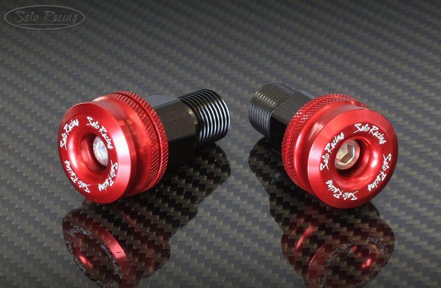 Sato Racing Short-Style Barends For Yamaha YZF-R125 '08-, MT-01 ('05+), FZ1 ('06+), FZ6 ('04-'07) FZ07 ('14+) FZ09 ('14+) XJ-6