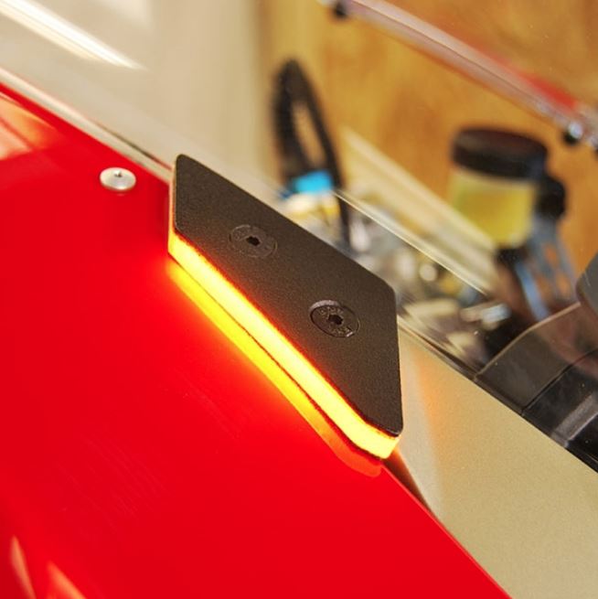 New Rage Cycles Mirror Block Off Turn Signals 2020+ Ducati Panigale V2