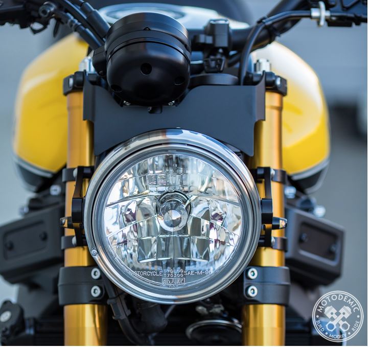 MOTODEMIC 7 inch Headlight Conversion Kit 2016-2017 Yamaha XSR900