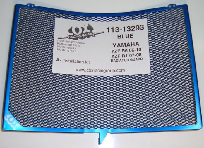 Cox Racing Radiator Guard for '06-'16 Yamaha YZF-R6