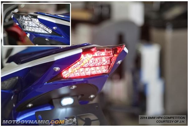 Motodynamic Sequential LED Tail Light 2010-2014 BMW S1000RR/HP4 | Smoke